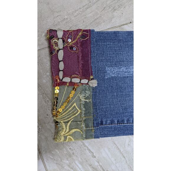 Atelier Denim Embroider Crop Jeans sz29 - Picture 3 of 4